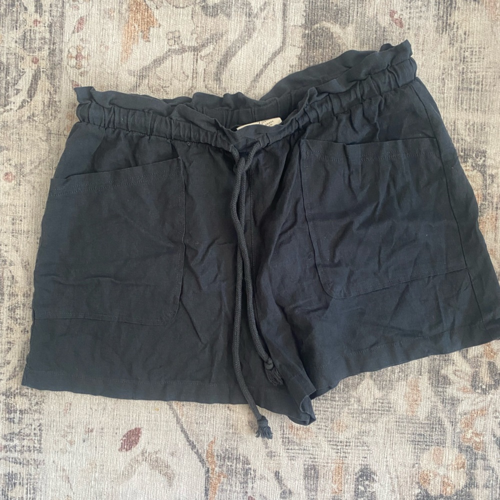Gray Linen shorts from Target, new with tags. Size Large